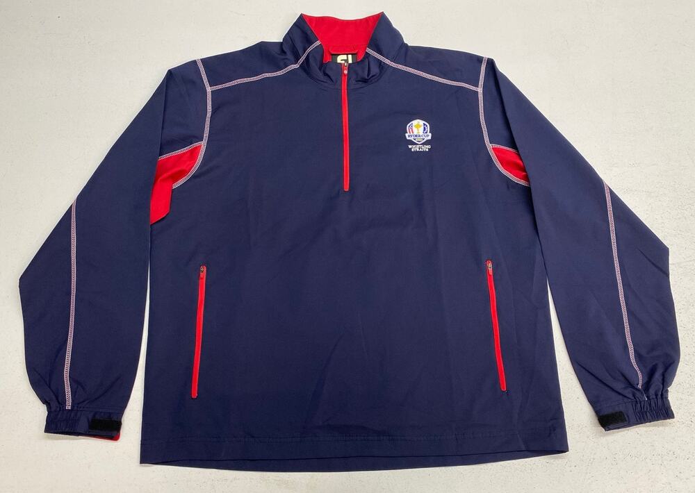 FootJoy FJ 2020 Ryder Cup Team USA 1/4 zip performance golf pullover windbreaker